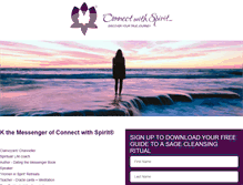 Tablet Screenshot of connectwithspirit.com.au